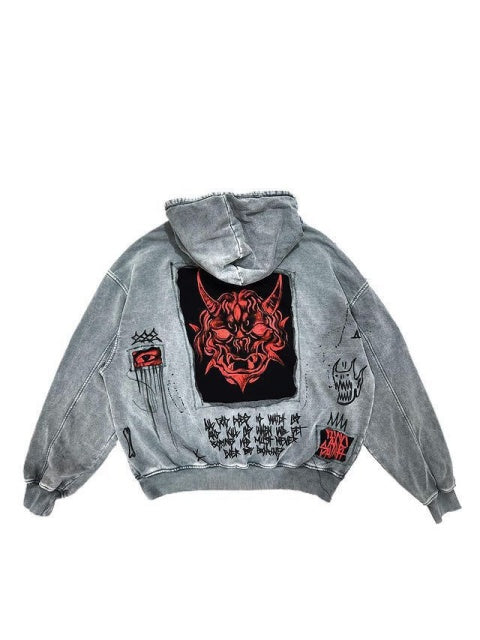 Devil Print Denim Jackets