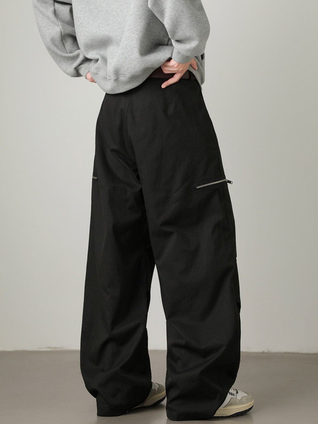 Liber Autumn Men's None Solid Color Pants