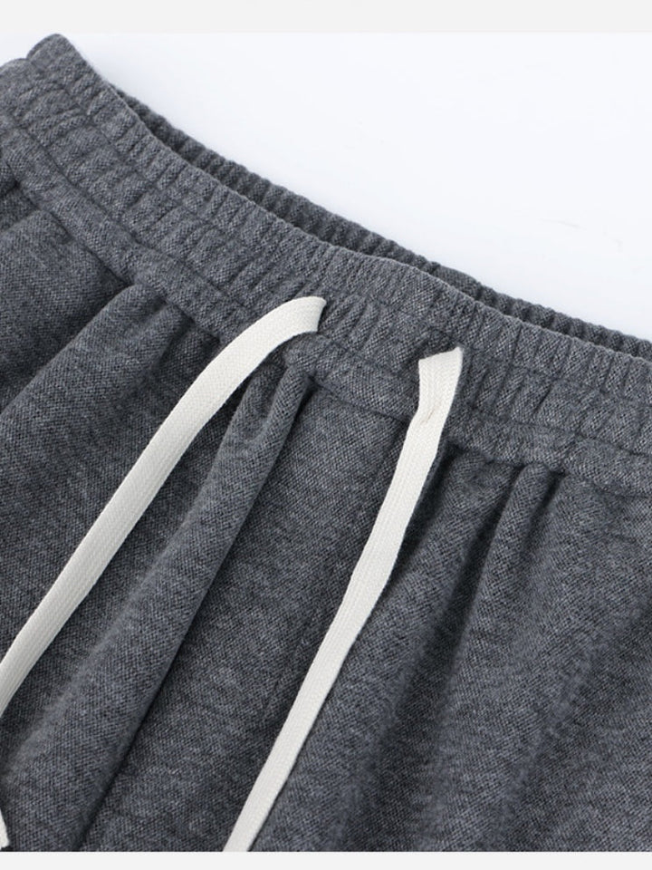 Drape Straight Loose Sweatpants Wide-leg Trousers