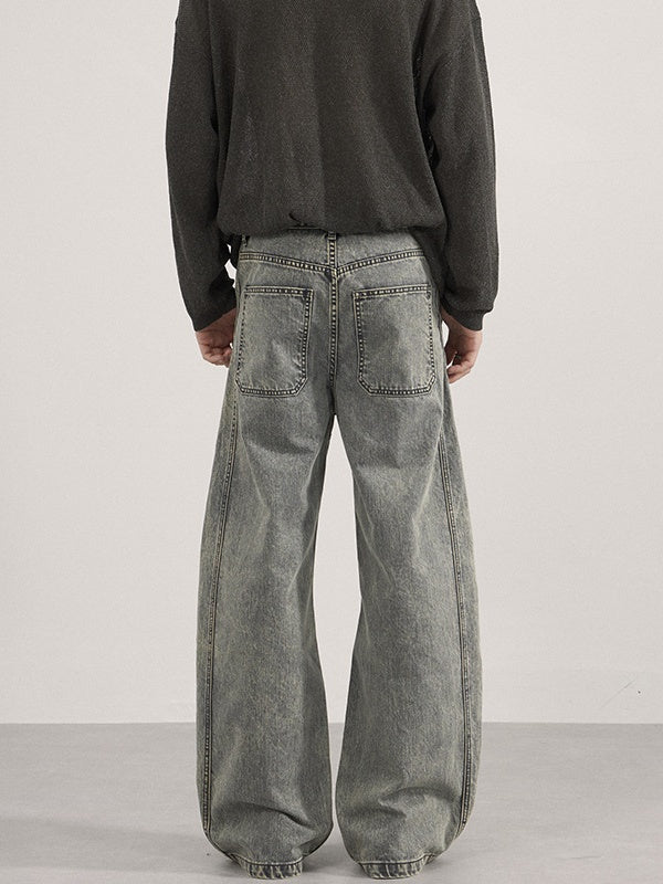 Liber Autumn Neutral wear Pocket decoration Solid Color Pants