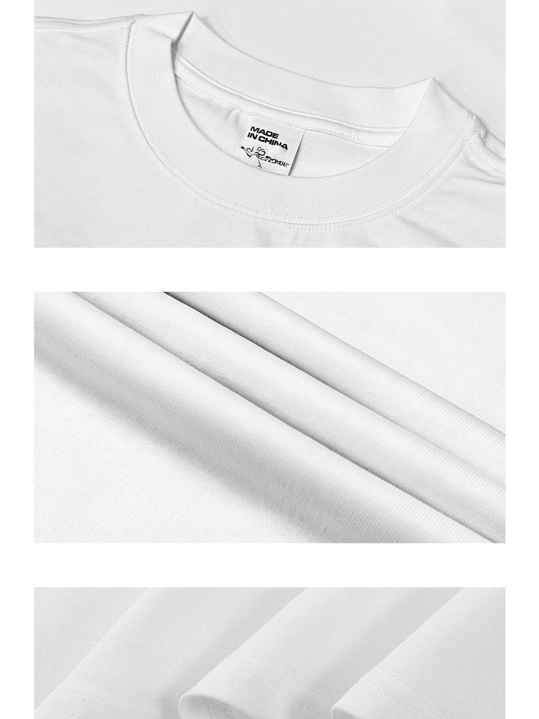 High Street Doberman American Street Print Long-sleeved T-shirt