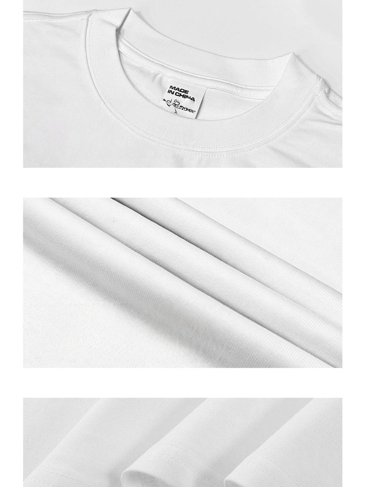 High Street Doberman American Street Print Long-sleeved T-shirt