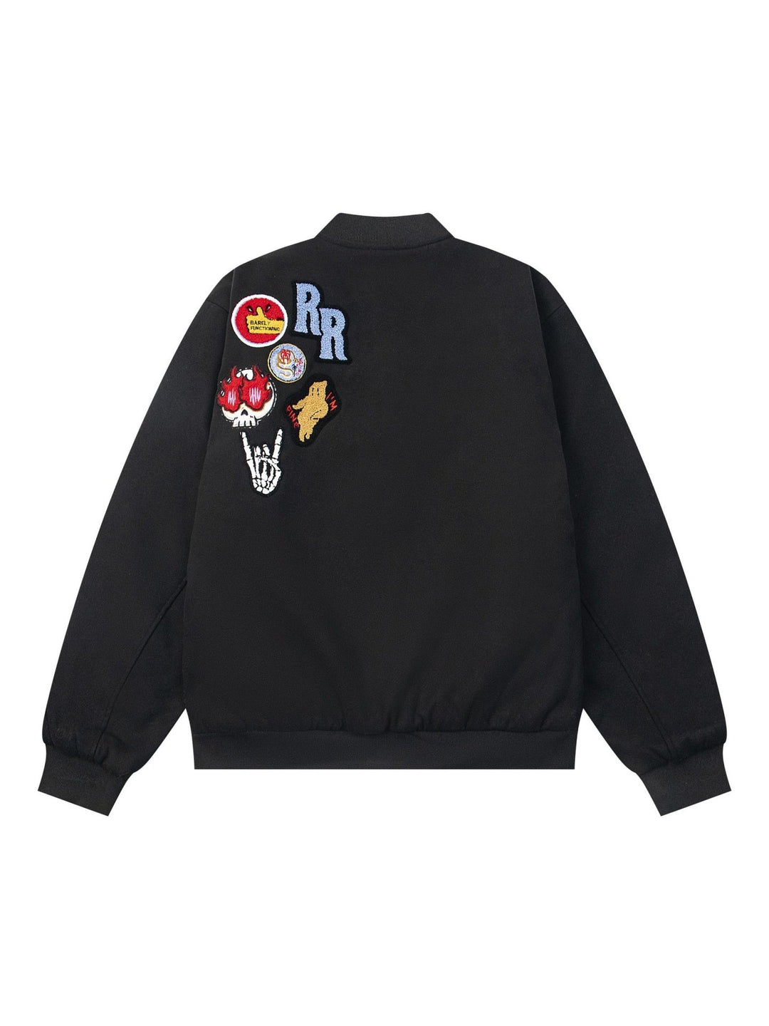 Fun Letters Embroidery Thickening Loose And Casual Hip-hop Jacket