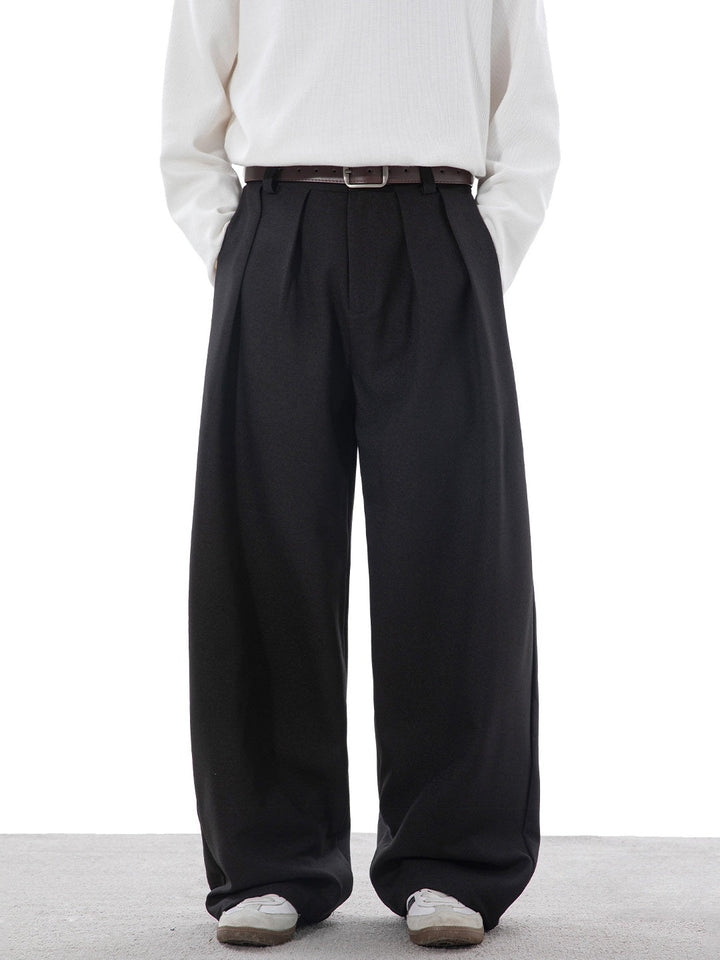 City Commuting Gathering Loose Straight Pants