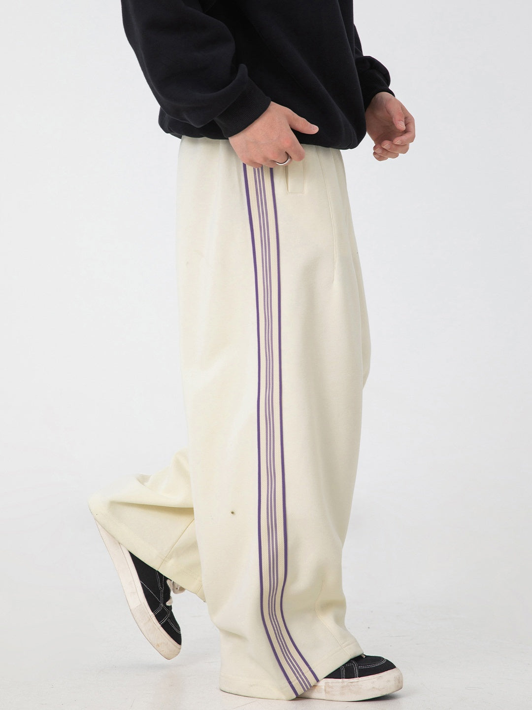 Liber Autumn Men's Stripes Pants