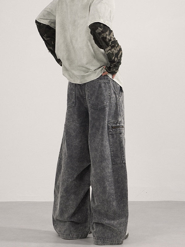 Liber Autumn Neutral wear Pocket decoration Other Cargo Trousers