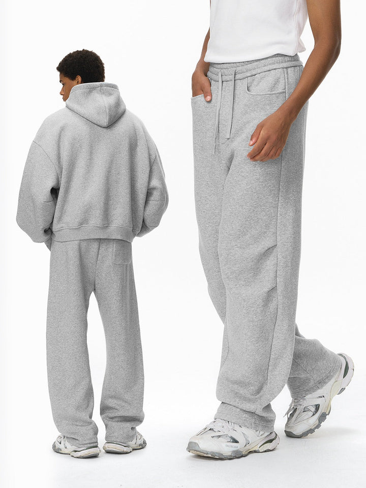 Double Pleat Machete Plush Casual Sweatpants