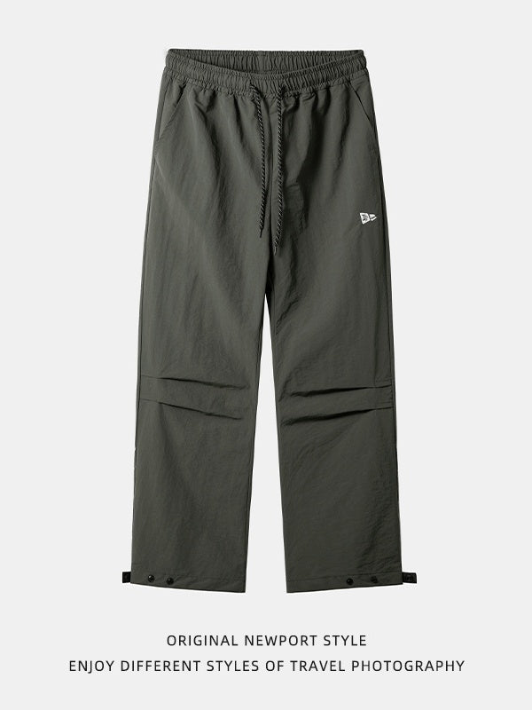 Gathering Adjustable Foot Opening Water-repellent Cargo Trousers