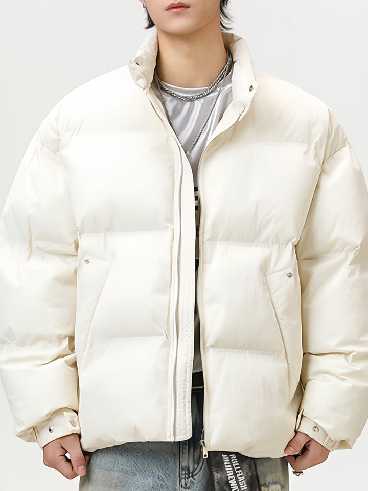 Multicolor Simplicity Loose Cotton Clothes Coat