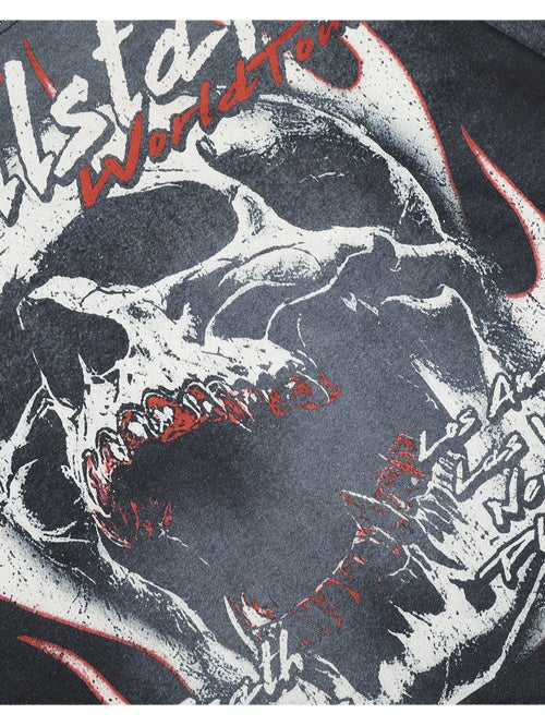 Liber Autumn Neutral wear Printed Skull T-shirts