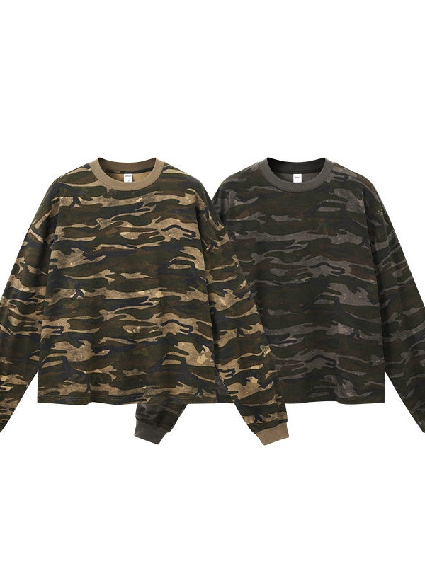 Liber Autumn Neutral wear Camouflage Camouflage T-shirts