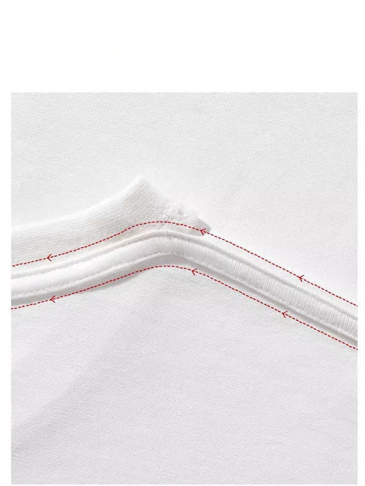 Crew Neck Inner Wear Loose Solid Color Long-sleeved T-shirt