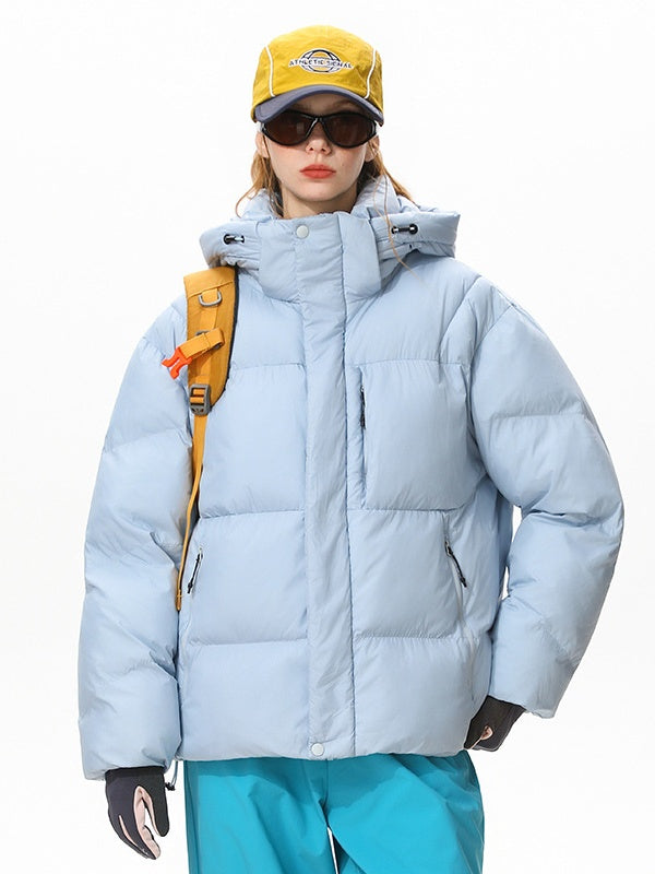 Dopamine Outdoor Three Defenses Multiple Pockets Hooded Cotton Clothes Coat