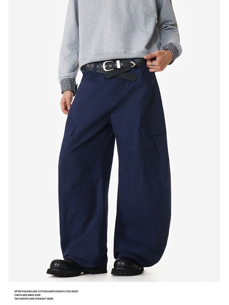 Deconstruction Army Green Scimitar-style Baggy Overalls