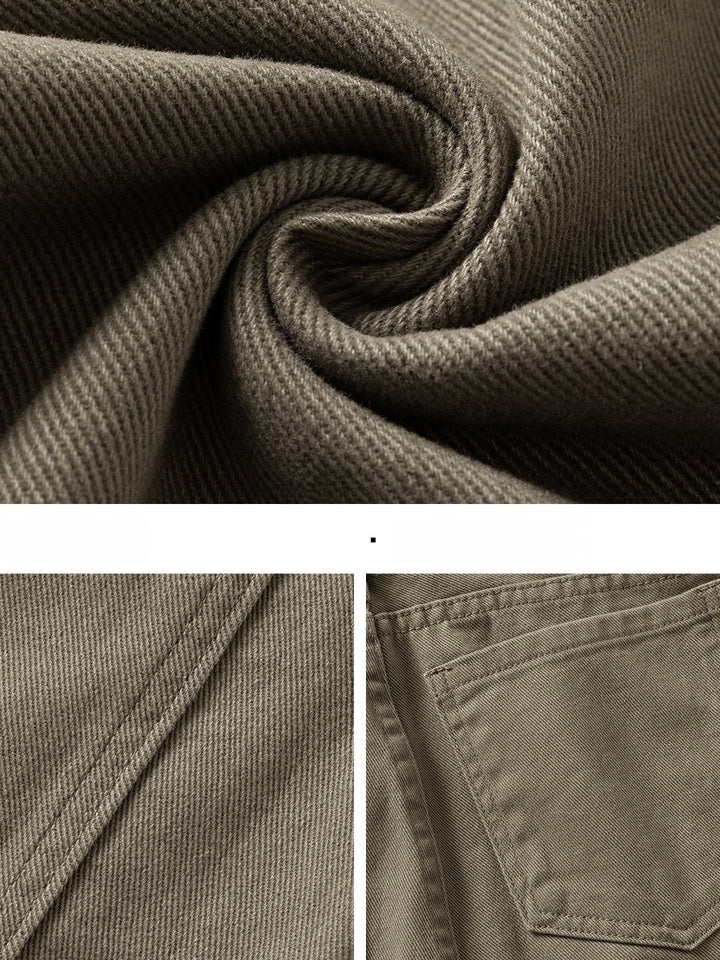 Liber Autumn Men's None Solid Color Pants