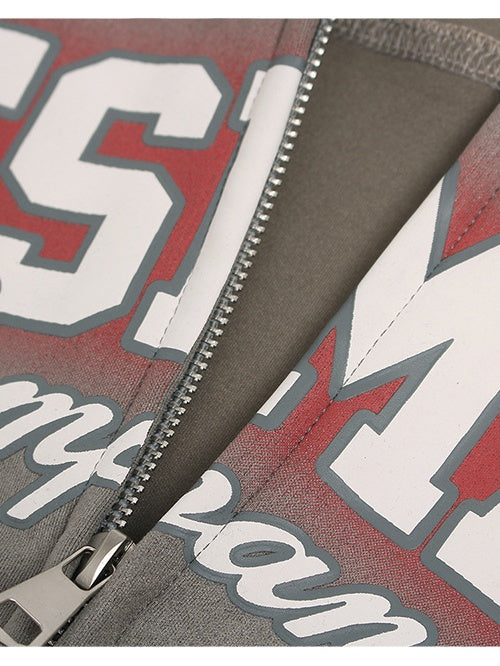 Neutral wear Printed Creativity Fake two-piece sweatshirt