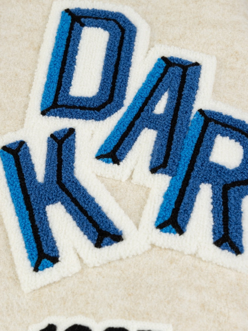 Flocking Embroidery Letter Quilted Thickening Baseball Uniform