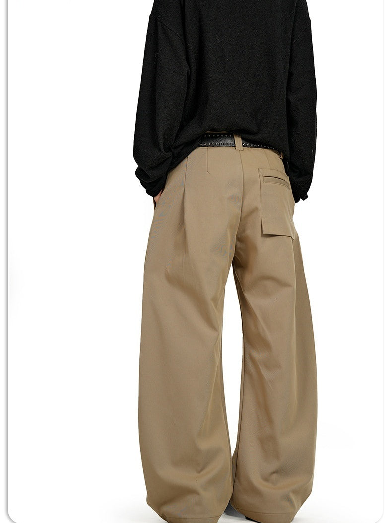 Machete Simplicity Retro Loose Wide-leg Trousers