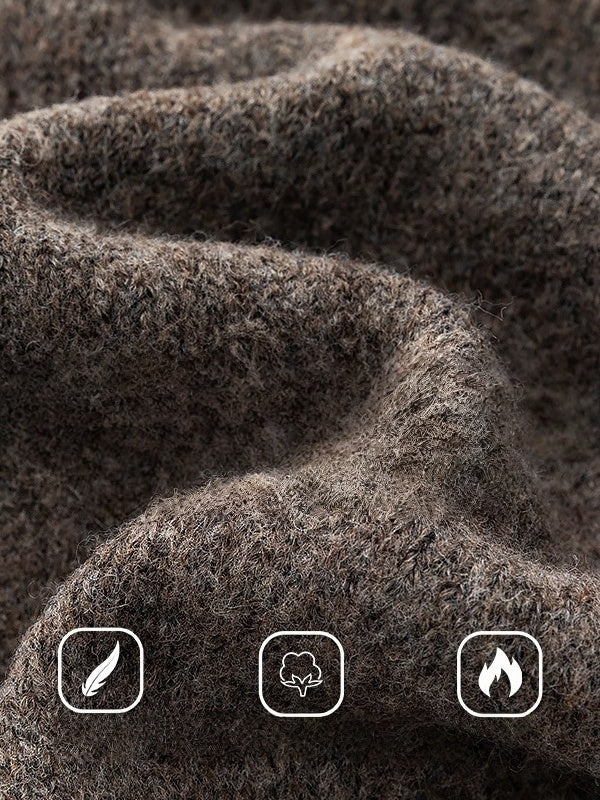 Fake two-piece lapel sweater