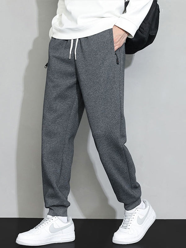 All-match Cuffed Casual Trousers