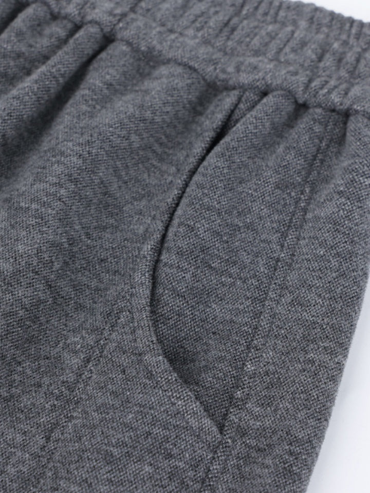 Drape Straight Loose Sweatpants Wide-leg Trousers