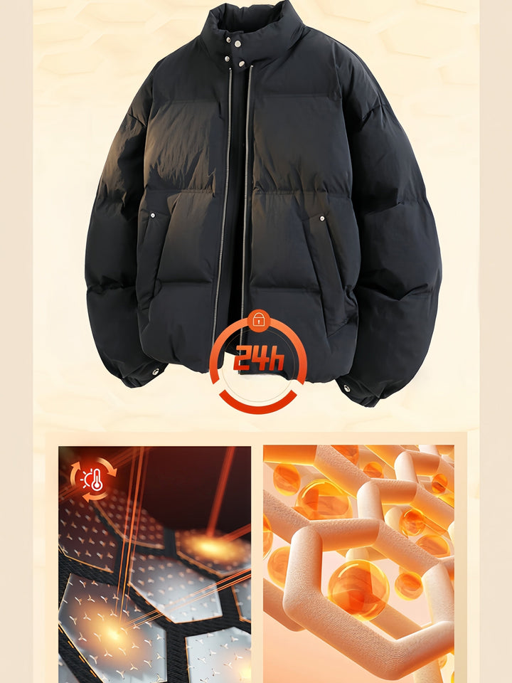 Multicolor Simplicity Loose Cotton Clothes Coat