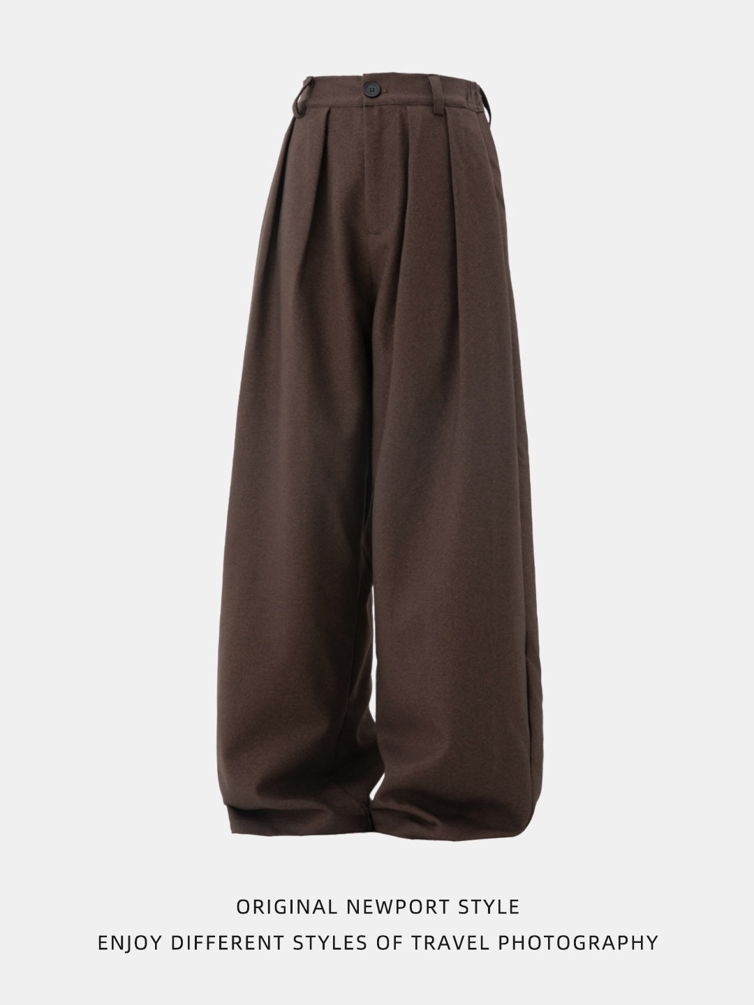 City Commuting Gathering Loose Straight Pants