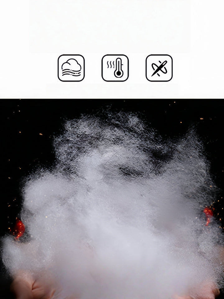 Cleanfit Triple-proof Warm High-collar Flight Jacket In Dark Red