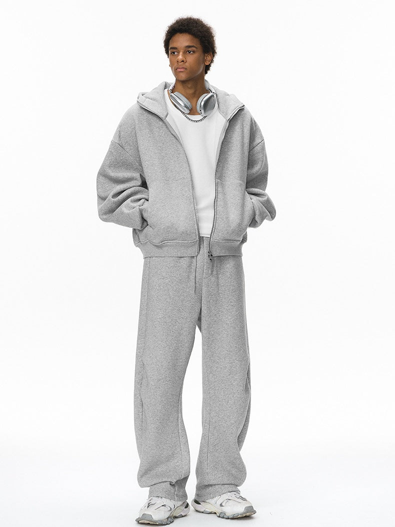 Double Pleat Machete Plush Casual Sweatpants