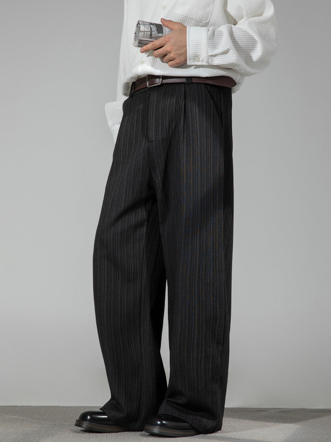 City Commuting Gathering Stripes All-match Pants