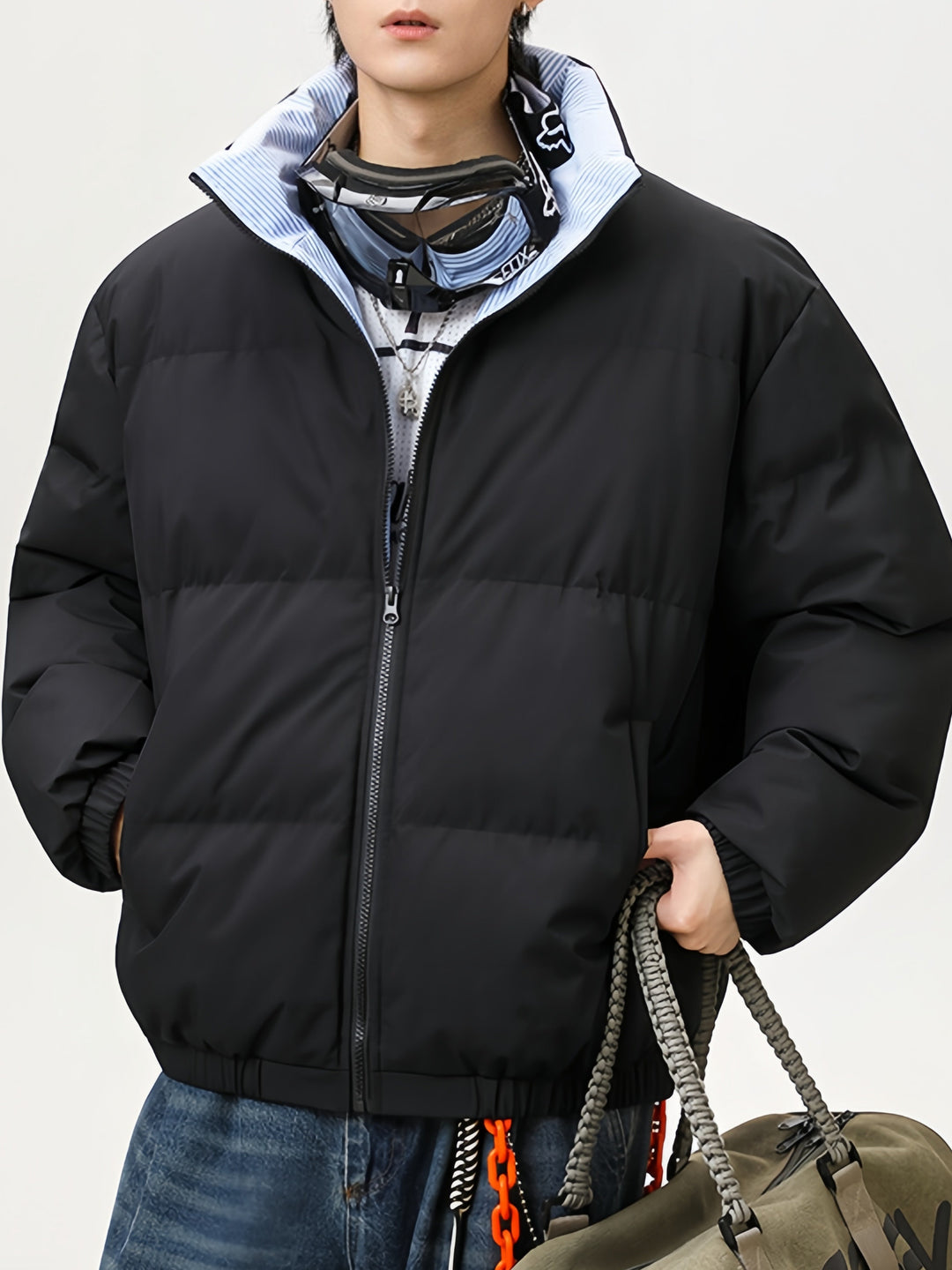 Retro Simplicity Loose Cotton-padded Jacket