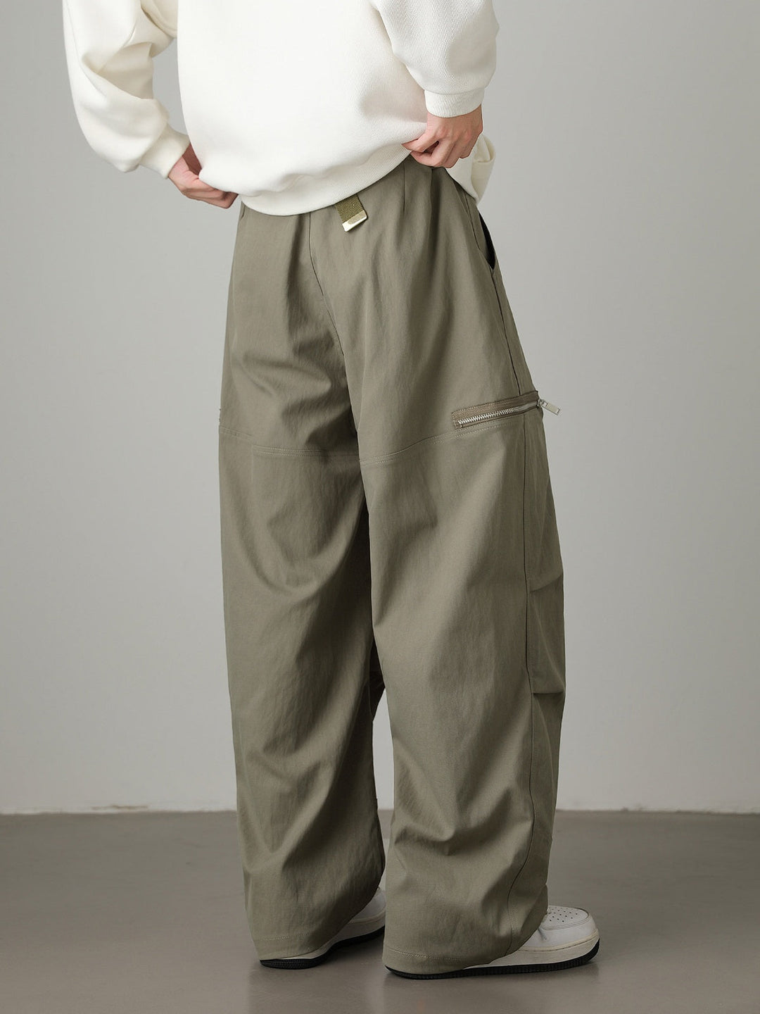 Liber Autumn Men's None Solid Color Pants
