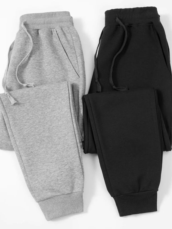 All-match Cuffed Casual Trousers