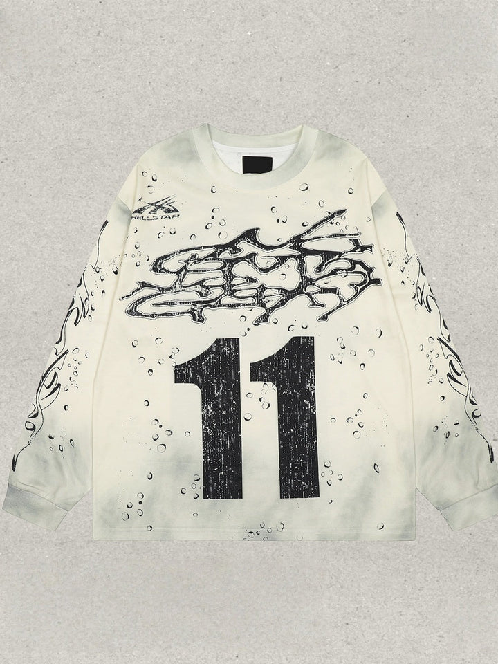 Apricot Printed Gradient T-shirts