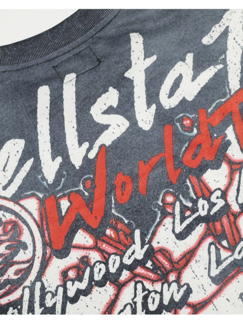 Liber Autumn Neutral wear Printed Skull T-shirts