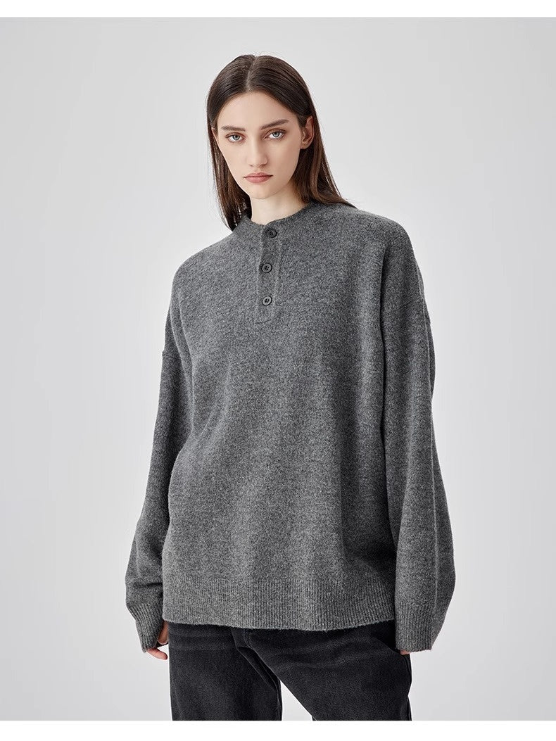 Liber Autumn Men's Buttons Sweaters