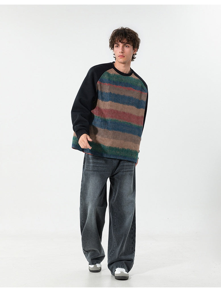 Liber Autumn Men's Stripes T-shirts
