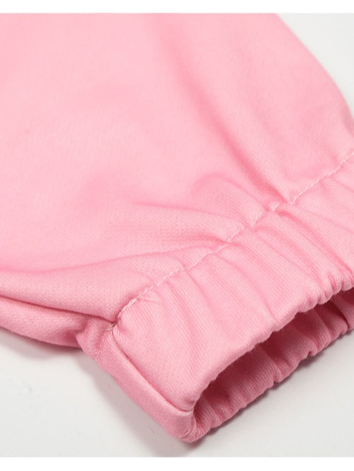 Liber Autumn Neutral wear Splicing Letter T-shirts