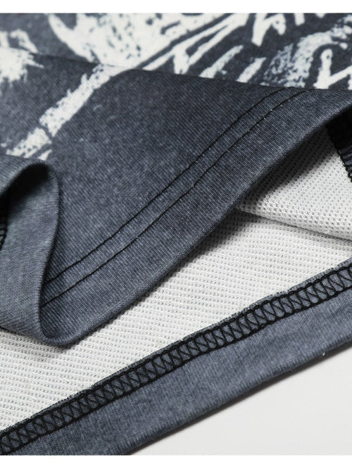 Liber Autumn Neutral wear Printed Skull T-shirts