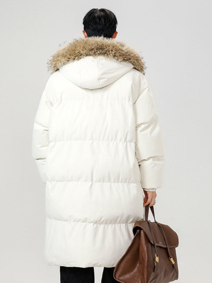 Extended Thickening Protection From Cold Keep Warm Mid-length Coat