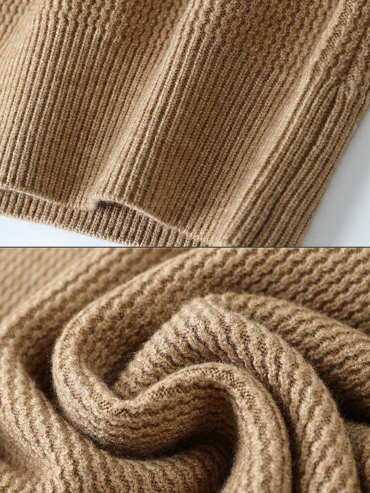 Seagull Collar Thickening Keep Warm Sweaters