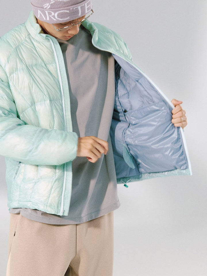 Dandelion Lightweight Stand Collar 90 Velvet Storage Down Jacket