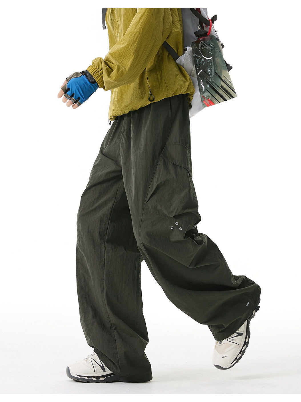 Outdoor Water-repellent Side patch pockets Tooling Loose Versatile trousers
