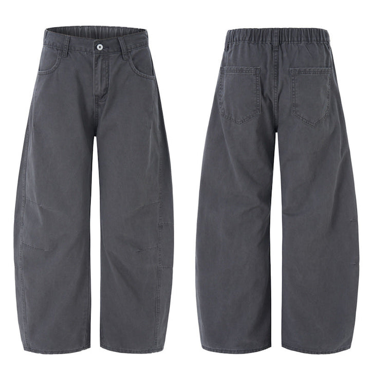 Deconstruction Machete Loose Silhouette Vintage Floor-length Pants