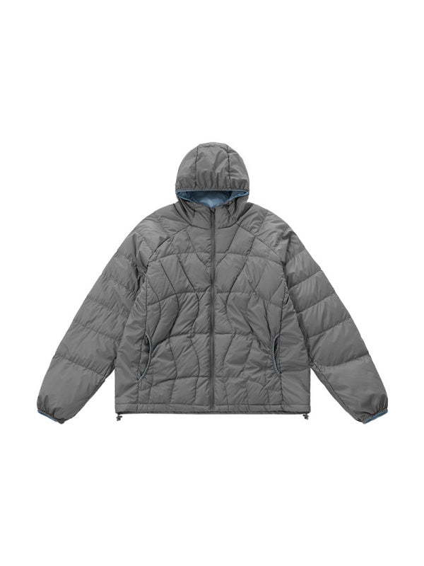 Dandelion Lightweight 90 Velvet Storage Down Hooded Jacket