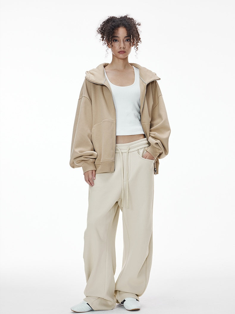 Double Pleat Machete Plush Casual Sweatpants