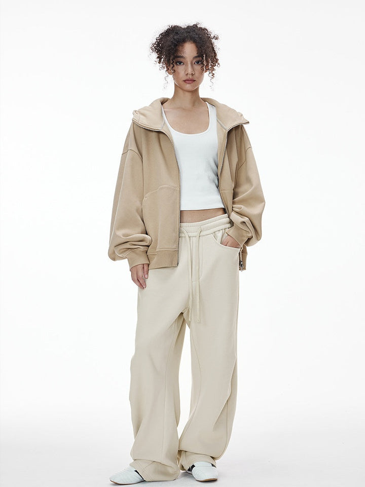 Double Pleat Machete Plush Casual Sweatpants