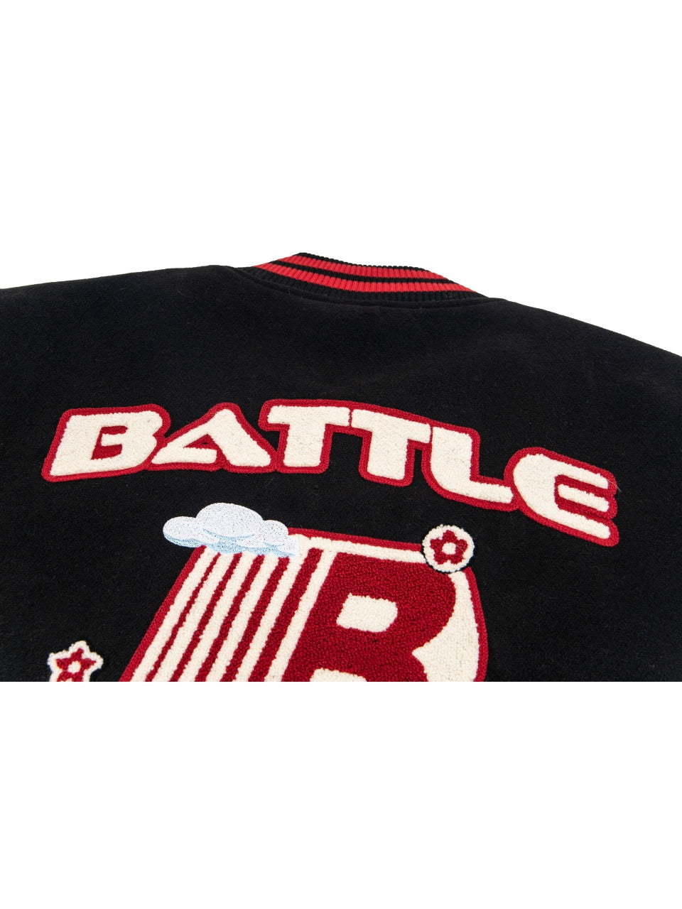 Letter Embroidery Splicing Hip Hop Baseball Uniform