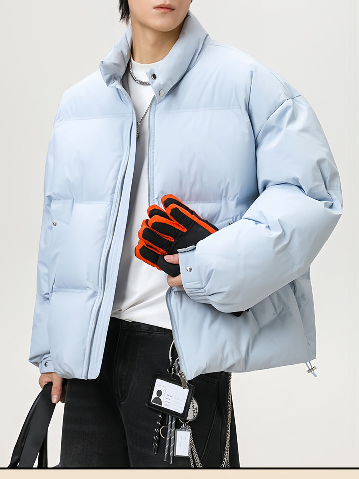 Multicolor Simplicity Loose Cotton Clothes Coat