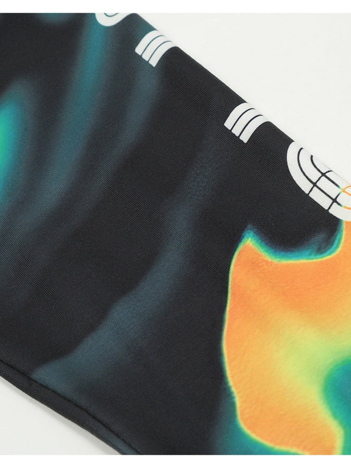 Liber Autumn Neutral wear Printed Letter T-shirts